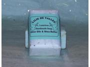 Goat Milk Peppermint Hand Made Soap Lilie De Vallee 5 oz Bar