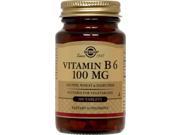 Vitamin B 6 100mg Solgar 100 Tablet