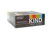 Fruit Nut Almond and Coconut Box KIND Healthy Snacks 12 Bars Box
