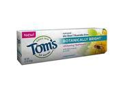 Botanically Bright Toothpaste Peppermint Tom s Of Maine 4.7 oz Paste