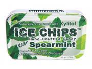 Hand Crafted Candy Tin Spearmint Ice Chips Candy 1.76 oz Candy