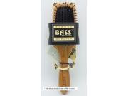 Brush Small Square Paddle Brush Cushion Nylon Bristles Light Wood Handle Bass Brushes 1 Brush