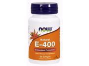 E 400 With Mixed Tocopherols Now Foods 50 Softgel