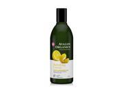 Bath Shower Gel Refreshing Lemon Avalon Organics 12 oz Liquid