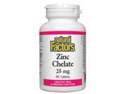 Zinc Chelate 25mg Natural Factors 90 Tablet