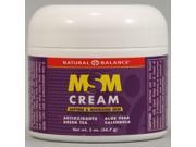 MSM Cream Natural Balance 2 oz Cream