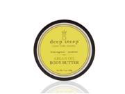 Argan Oil Body Butter Lemongrass Jasmine Deep Steep 7 oz Liquid