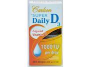 Super Daily D3 1000 IU Liquid Carlson Laboratories 11 ml Liquid