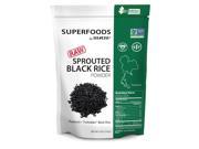 Super Foods Raw Organic Black Rice Powder MRM Metabolic Response Modifiers 6oz Powder