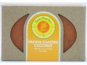 Papaya Toasted Coconut Soap Sunfeather 4.3 oz Bar Soap