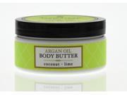 Argan Oil Body Butter Coconut Lime Deep Steep 7 oz Liquid