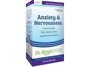 Anxiety and Nervousness Dr King Natural Medicine 2 oz Liquid
