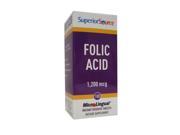 Folic Acid 1200 mcg Extra Strength Superior Source 100 Sublingual Tablet