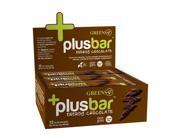 Plusbar Energy Chocolate Box Greens Orange Peel Enterprises 12 Bars Box