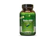 Biotin 6000 with Bamboo Extract Irwin Naturals 60 Softgel