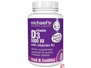 Vitamin D3 5000 IU with K2 Michael s Naturopathic 90 Chewable Tablet
