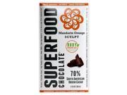 Superfood Chocolate Mandarin Orange Sculpt Quality of Life Labs 1.75 oz Bar