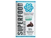 Superfood Chocolate Toasted Coconut Omega 3 DHA Quality of Life Labs 1.75 oz Bar