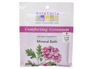 Mineral Bath Comforting Geranium Aura Cacia 2.5 oz Bath Salt
