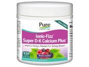 Ionic Fizz Super D K Calcium Plus Mixed Berry Pure Essence Labs 14.82 oz Powder