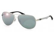 RAY BAN Sunglasses RB 8313 003 40 Silver 58MM