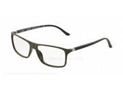 Starck Eyes 1043 BioZero Eyeglasses 07 Black Green Frame RX Clear Lens 56 mm