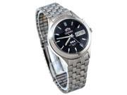 Orient BEM5V002B Men s Facet Glass Stainless Steel Automatic Watch