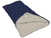 Coleman Brazos 75x33 Inch Rectangle Sleeping Bag Navy Beige