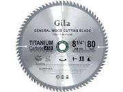 GilaTools 1008250T80 8 1 4 80T Fine Finish Circular Saw Blade