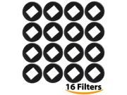 16 Foam Pre Filters for Drinkwell 360 Water Bowl Fountains Plastic Model Only