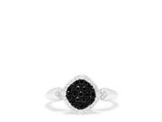 Effy Jewelry Effy 14K White Gold Black and White Diamond Ring 0.38 TCW Size 7