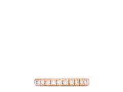 Effy Jewelry Effy Pave Rose 14K Rose Gold Diamond Ring 0.32 TCW Size 7
