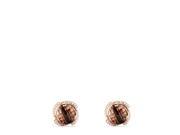 Effy Jewlery Effy 14K Rose Gold Smokey Quartz and Diamond Stud Earrings 8.96 TCW