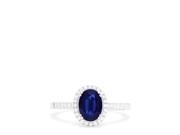 Effy Jewelry Effy Royale Bleu 14K White Gold Sapphire and Diamond Ring 1.65 TCW Size 7