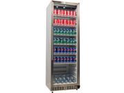 EdgeStar 14 Cu. Ft. Commercial Beverage Merchandiser White and Stainless Steel