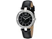 Stuhrling Original 550 02 Women s Vogue Stainless Steel Black Watch