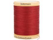 Natural Cotton Thread Solids 876 Yards Raspberry