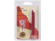 Classic Ceramic Initial Seal Red Traditional Wax Set K