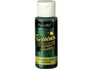 Craft Twinkles Glitter Paint 2 Ounces Christmas Green