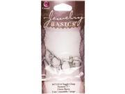 Jewelry Basics Metal Findings Silver Small Toggle 3 Pkg