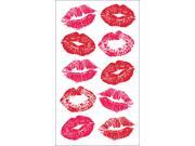 Sticko Glitter Acetate Valentine Stickers Sugar Kisses