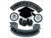 Jolee s Boutique Dimensional Stickers Hats Of Grad