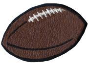 Wrights Iron On Appliques Brown Leather Football 2 X3 1 4 1 Pkg