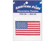 American Pride Decorative Patches Large American Flag 1 Pkg