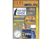 Marathon Cardstock Stickers 5.5 X9 Born To Run