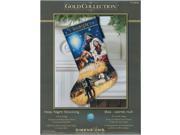 Gold Collection Holy Night Stocking Counted Cross Stitch Kit 16 Long