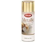 Krylon 268736 Metallic Spray Paint 12 Ounces Brass