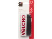 VELCRO R brand STICKY BACK R Tape 3 4 X3 1 2 4 Pkg Black