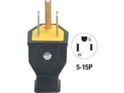 Cooper Wiring SA399 Grounded Cord Plug BLK GRND CORD PLUG