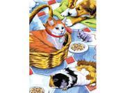 Mini Color Pencil By Number Kit 5 X7 Family Pets